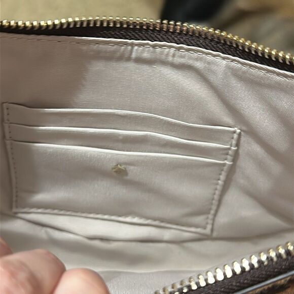 NWOT Kate Spade smile leopard calf hair small shoulder bag AUTHENTIC Brown BAG - Picture 5 of 8